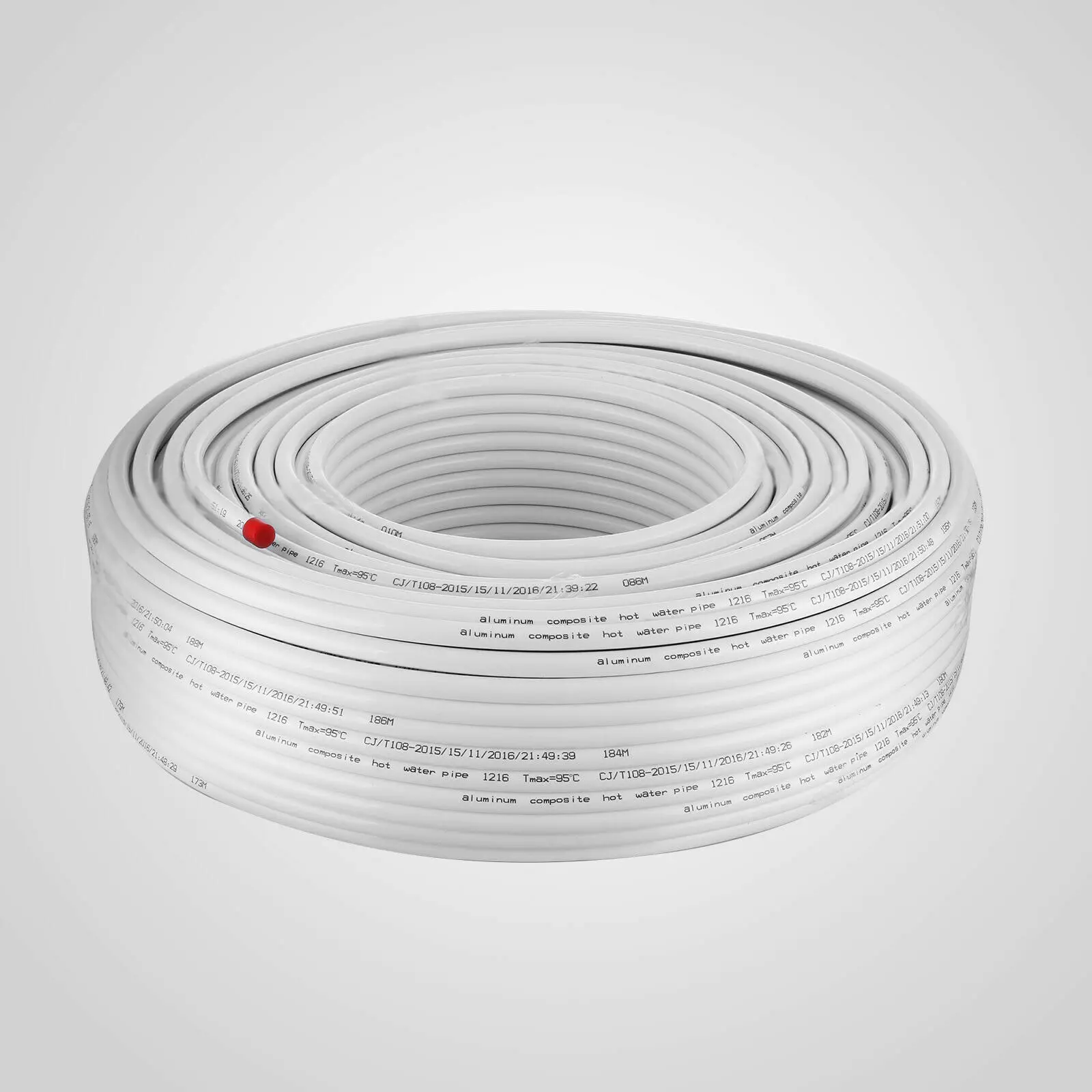 Underfloor Heating Pipe 300M Rolls PEX AL PEX Tubing Oxygen Barrier 16 X 2MM Aluminum Layer Radiant Floor Water Plumbing Pipe