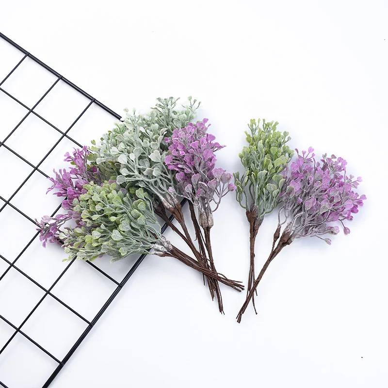 

Artificial Plants Decorative Flowers Wedding Bridal Clearance Christmas Decor for Home Scrapbook Flowers Diy Gifts Box Garlands