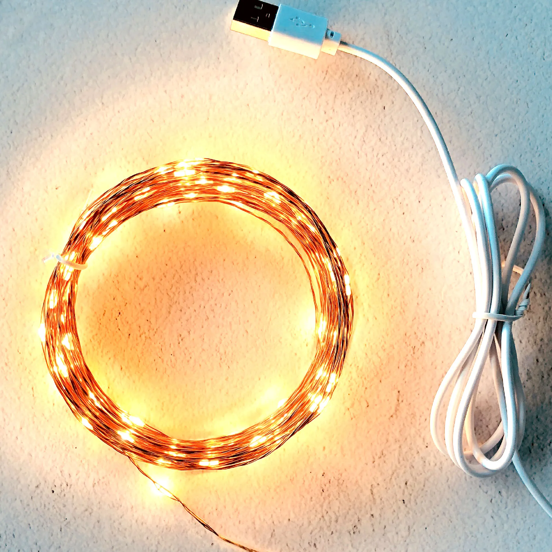 10M USB LED String Light Waterproof LED Copper Wire String Holiday Outdoor Fairy Lights For Christmas Party Wedding Decoration