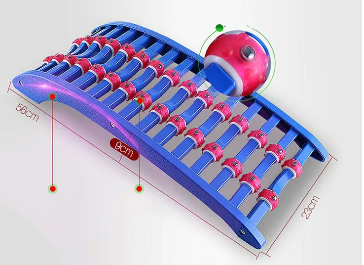 Back Massage Magic Stretcher Fitness Equipment Stretch Relax Mate Stretcher Lumbar Support Spine Pain Relief Chiropractic