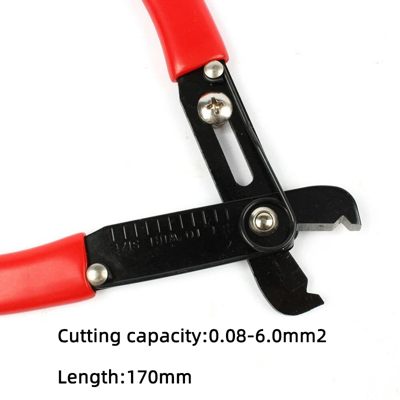 Multifunctional Plier Wire Stripping Tool Cable Cutter 0.08-6mm2 Wire Stripper Electrician\'s Tools