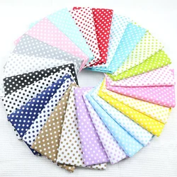 8mm Polka Dot Fabric Pure Cotton Twill For Sewing Clothes Home Decoration Accessories Per Meters