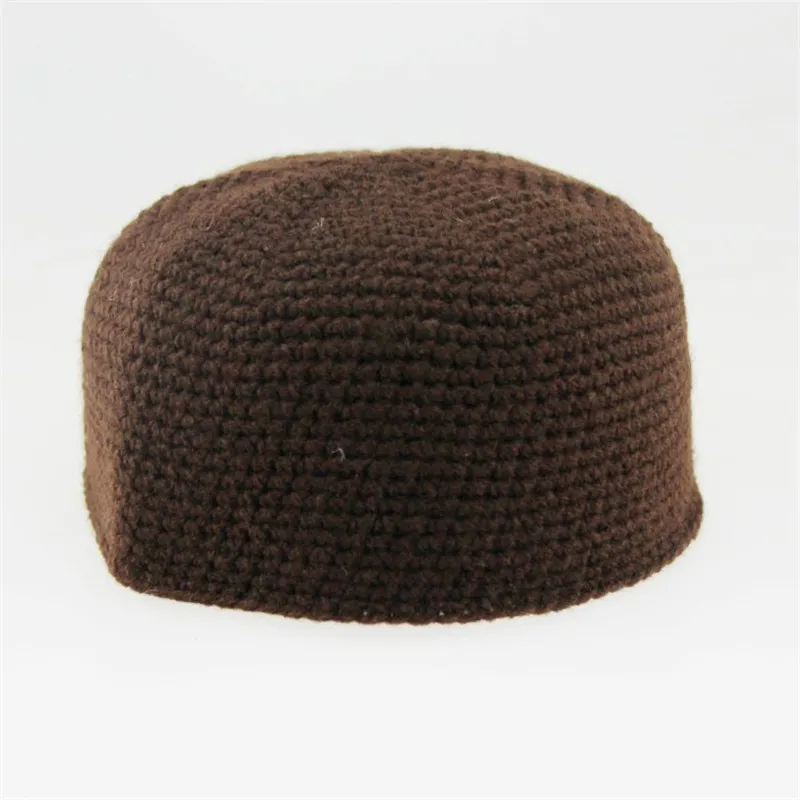 Cappelli da preghiera musulmani da uomo cappellino in maglia India Islam cappellini turchi copricapo da uomo arabo arabo musulmano Ramadan cappello ebraico Kippah Homme