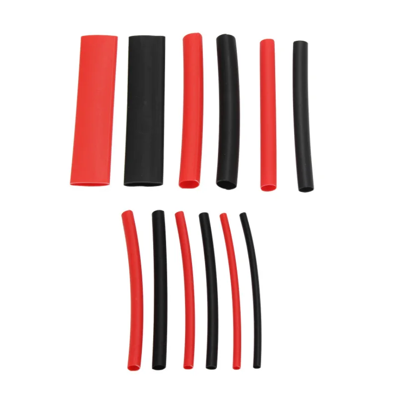 Adesivo de parede dupla Heat Shrink Tubing Kit, melhor cabo manga tubo Assor, 6 tamanhos, 1, 16, 3, 32, 1/8, 3, 16, 1/4 ", 3:1, 130 pcs, 270 PCes