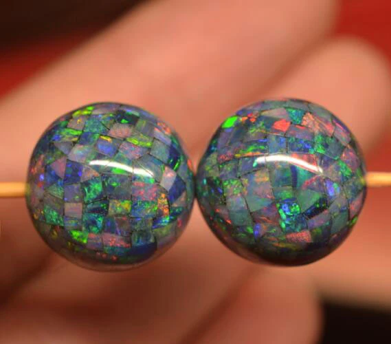 ONE PIECE LOOSE BEADS multicolor opal  round  8/10/12MM for DIY jewelry making FPPJ wholesale beads