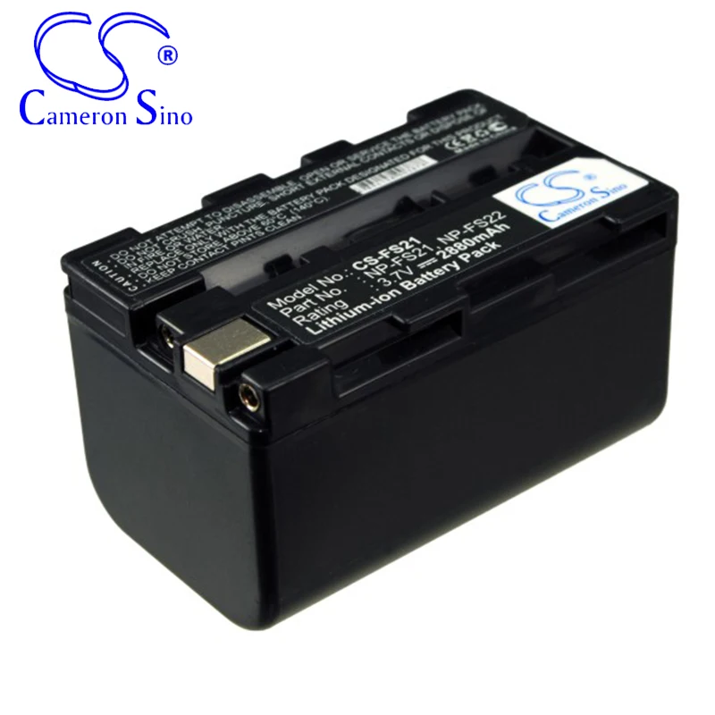 CameronSino Battery for Sony DCR-PC5E DCR-PC3E DCR-PC1 DCR-PC2E DCR-PC5 DCR-PC3 fits Sony NP-FS21 Digital camera Batteries 3.70V