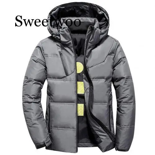 Abrigo elegante de invierno para hombre, chaqueta gruesa térmica de calidad, Parka, abrigo cálido