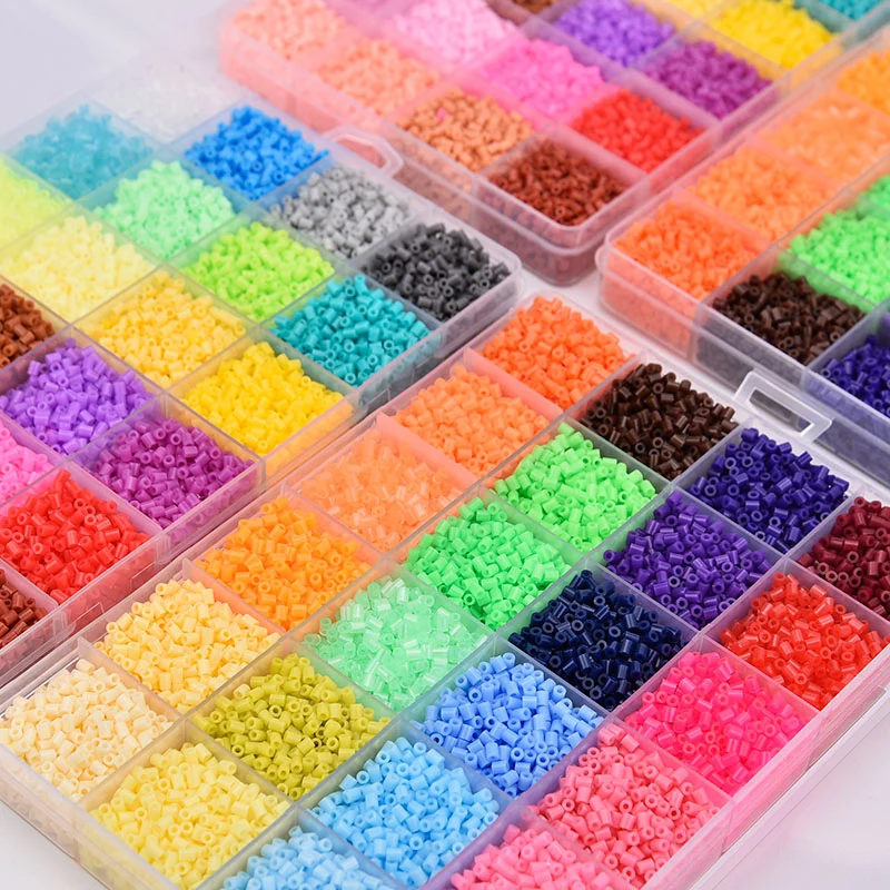 500g 2.6mm Mini hama beads pyssla Iron Beads for Kids Hama Beads 3d puzzle creative toys Handmade Gift toys