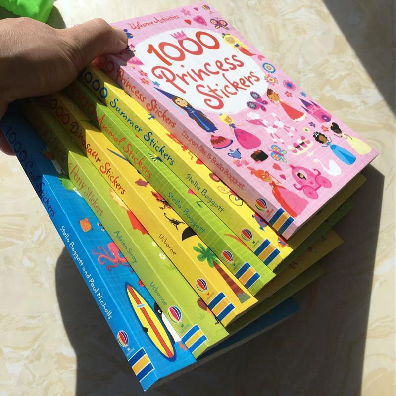 

1000 шт., Детские Мультяшные наклейки-Динозавры, 21x15,2 см