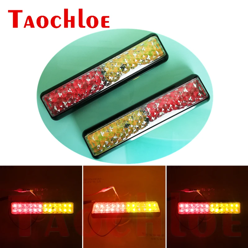 2Pcs Trailer Tail Light 12V 24V Rear Cargo Lights Tractor Taillight Back Headlight Brake Turn Signal Accessories Parts