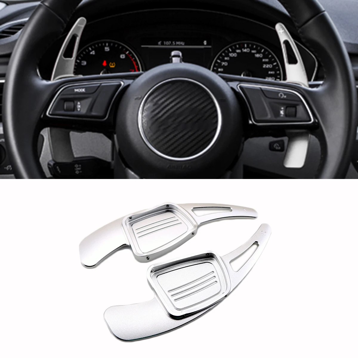 

Shift Paddle Shifter Extension Fit For Audi TT TTS Q2 Q5L Q7 A3 A4L A5 A8 S3 S4 Steering Wheel Accessories