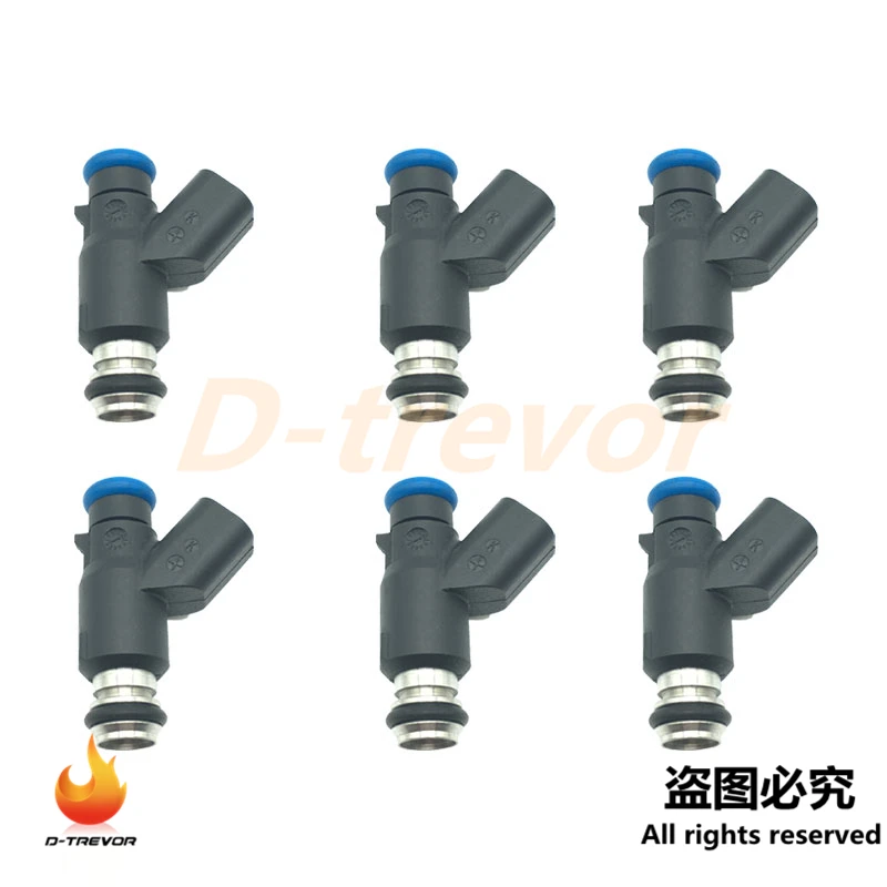 

6Pcs 27654-06 High quality Fuel Injector Nozzle For Harley Davidson Blackline Cross Bones Motorcycle 25 Degree