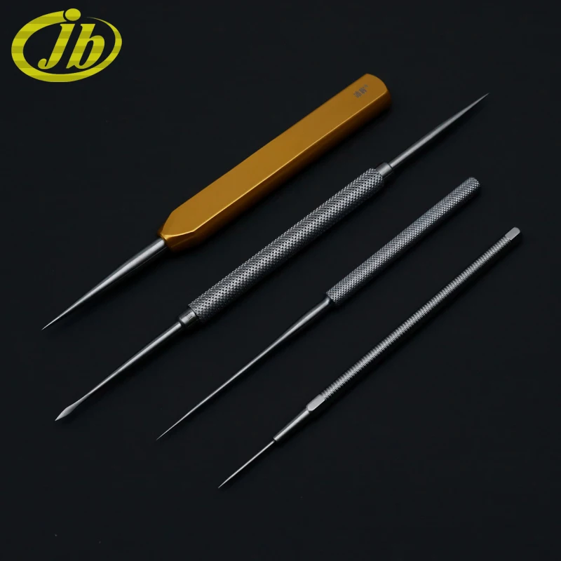 Puncture outfit stainless steel homalocephalus sharp head single-end Instruments for cosmetic plastic surgery