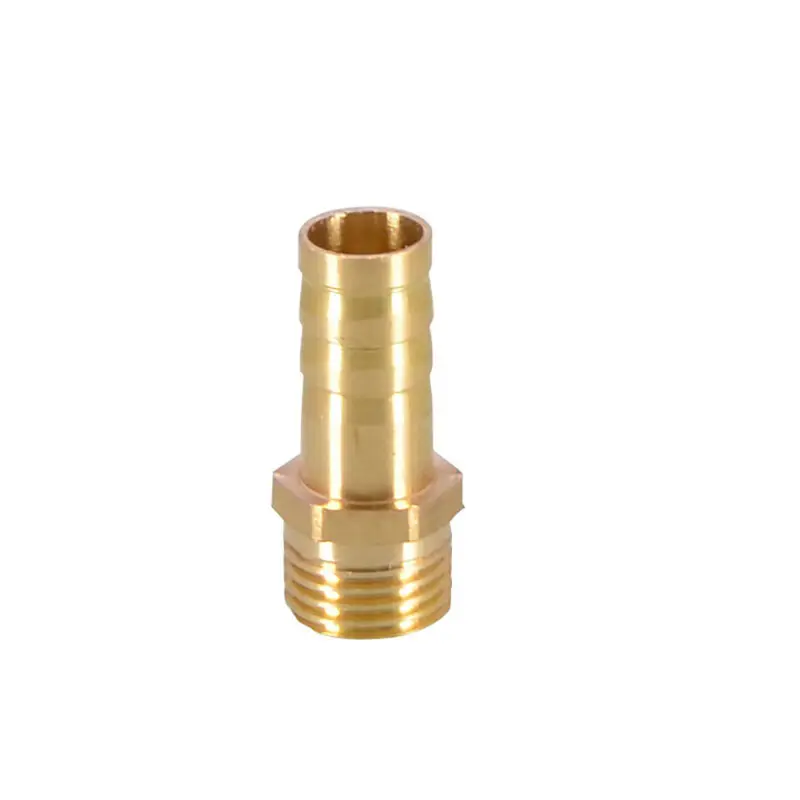 ท่อ Barb หาง1/8 "1/4" 3/8 "BSP ชาย Connector Joint ทองแดง Coupler อะแดปเตอร์ท่อทองเหลือง6มม.8มม.10มม.12มม.