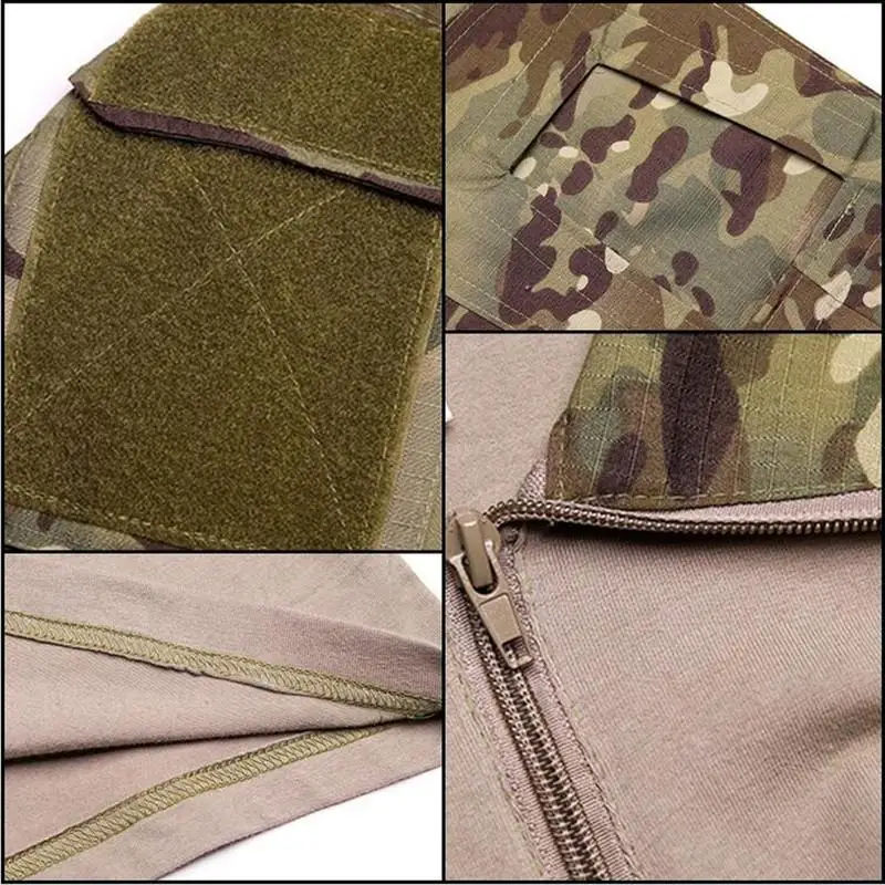 US Army ยุทธวิธีทหาร Airsoft Camouflage Combat-พิสูจน์เสื้อ Rapid Assault เสื้อแขนยาว Battle Strike