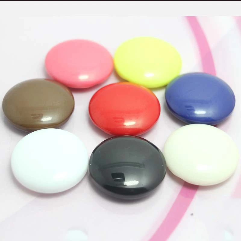 10PCS 10-38MM Coloful Resin Buttons Children\'s Buttons DIY Apparel Sewing Accessories Embellishments for Clothing Decoration