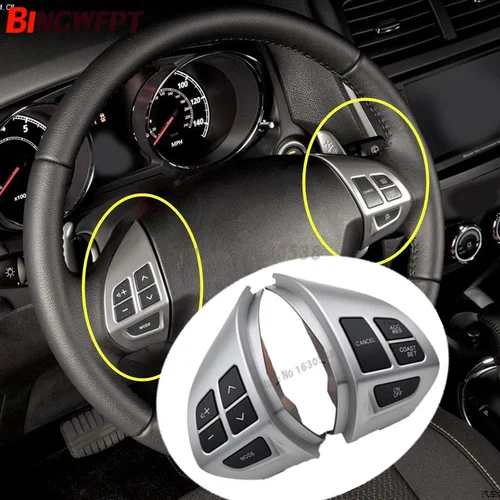 Imagen 2 del producto Botón de sonido de volumen del volante para MITSUBISHI LANCER OUTLANDER ASX 2007 2008 2009 2010 2011