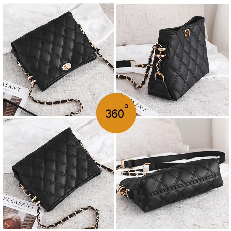 2024 New Crossbody Bags for Women Fashion Shoulder Bag Small Designer Ladies Handbags Chain Strap Hand Bags