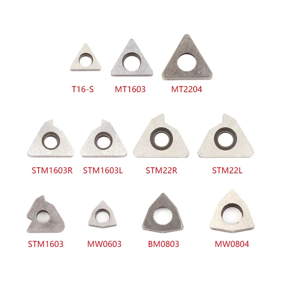 T16-S MT1603 CNC Lathe Accessories Carbide Insert Knife Pad STM1603 STM1603R STM22L Thread BW0803 MW0804 Turning Tool Arbor Shim