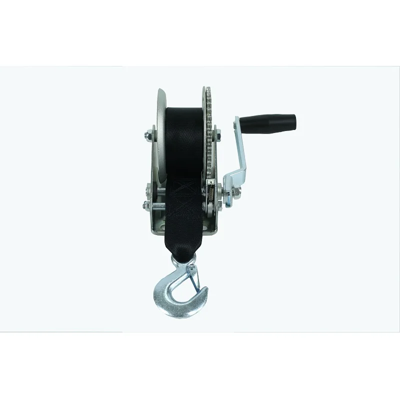 EgoTrailer Top quality Hand Winch 1200lbs/540KGS 6.1m Webbing Strap Car Boat Trailer winch