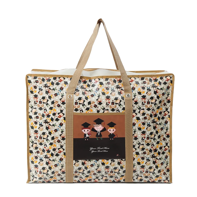 Verdicken Quilt Organizer Lagerung Tasche Gepäck Taschen Tragbare Einkaufen Reisen Feuchtigkeit Beweis Paket Kleidung Studenten – Detail 6