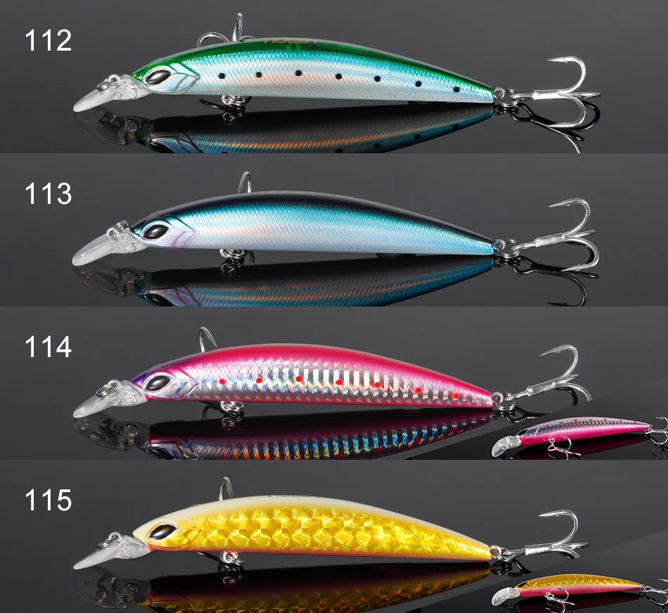 Noeby Minnow Angel köder 110mm 19g Long Casting Sinking Wobbler künstlicher harter Köder für Ufer Salzwasser Angel köder – Detail 6