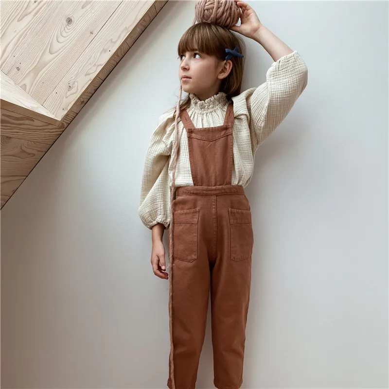 Kids Strap Overalls Soor Ploom Brand Baby Girl Romper New Spring Summer Bottoms Toddler Overalls Boys Corduroy Pants Denni Jean