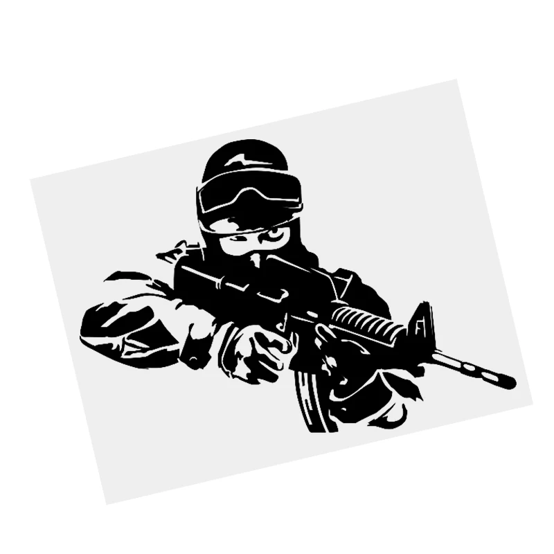 S61299 # Special Forces Black Transparent Car Sticker Vinyl Decal Waterproof Decors for Motorcycle Bumper Laptop