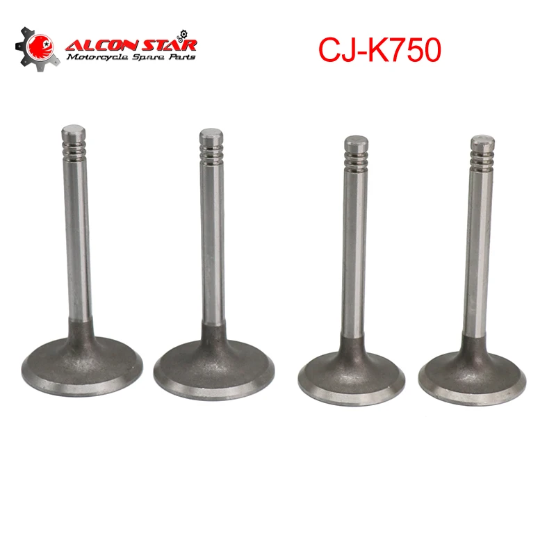 Alconstar- 4 Pcs/Set Motorcycle Intake Exhaust Valves For SV Flat head/Side valve Engine For BMW R1 R51 R72 Ural M1 M1M M72