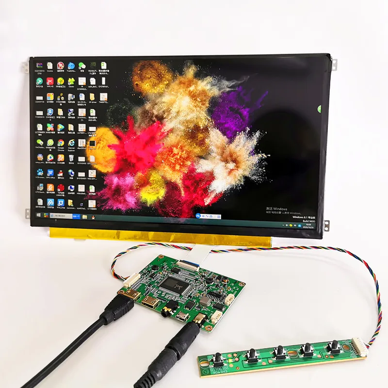 11.6 inch LCD display capacitive touch module kit IPS 2mini HDMI-compatible LCD Module Car Raspberry Pi 3 Game XBox PS4 Monitor