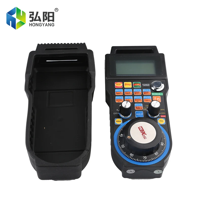 XHC WHB04B ไร้สาย Handwheel Mach3 MPG ระงับเครื่องกัด CNC Handwheel 4 แกน 6 แกน SB ตัวรับสัญญาณ 40 เมตร