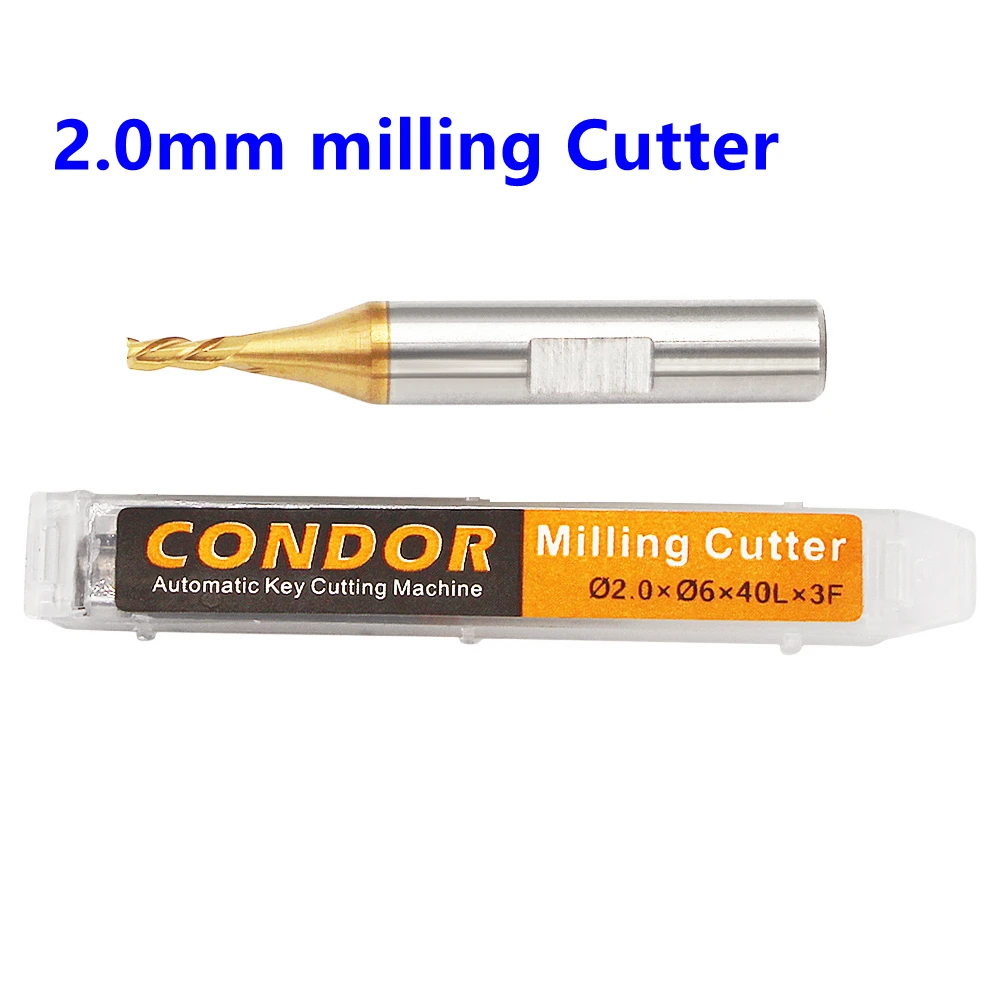 2pcs 1.5mm milling Cutter Probe for Xhorse CONDOR XC MINI Plus Dolphin XP-005 Dolphin XP-007 Key Cutting Machine