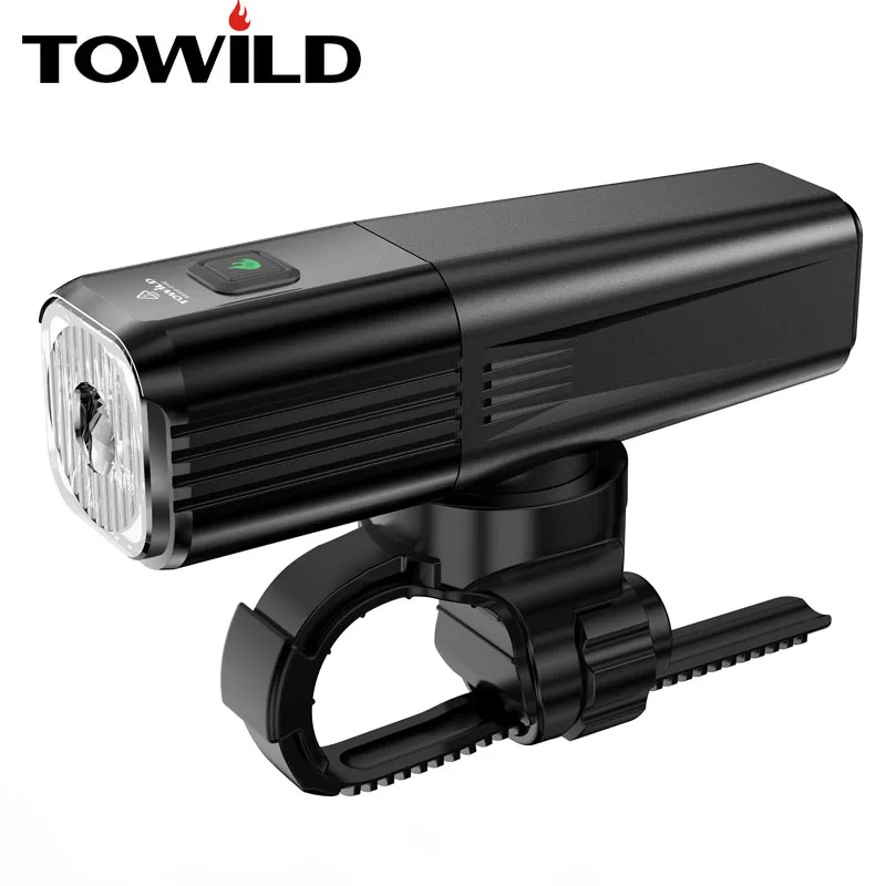 

TOWILD BR800 800 lumens bicycle headlight glare flashlight USB charging headlight mountain bike riding equipment