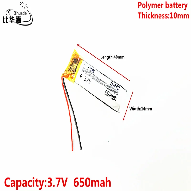 بطارية ليثيوم أيون 3.7 ، 650 فولت ، 101440 مللي أمبير ، بطارية ليثيوم أيون/ليثيوم أيون للألعاب ، بنك طاقة ، GPS ، mp3 ، mp4 ، هاتف خلوي ، مكبر صوت