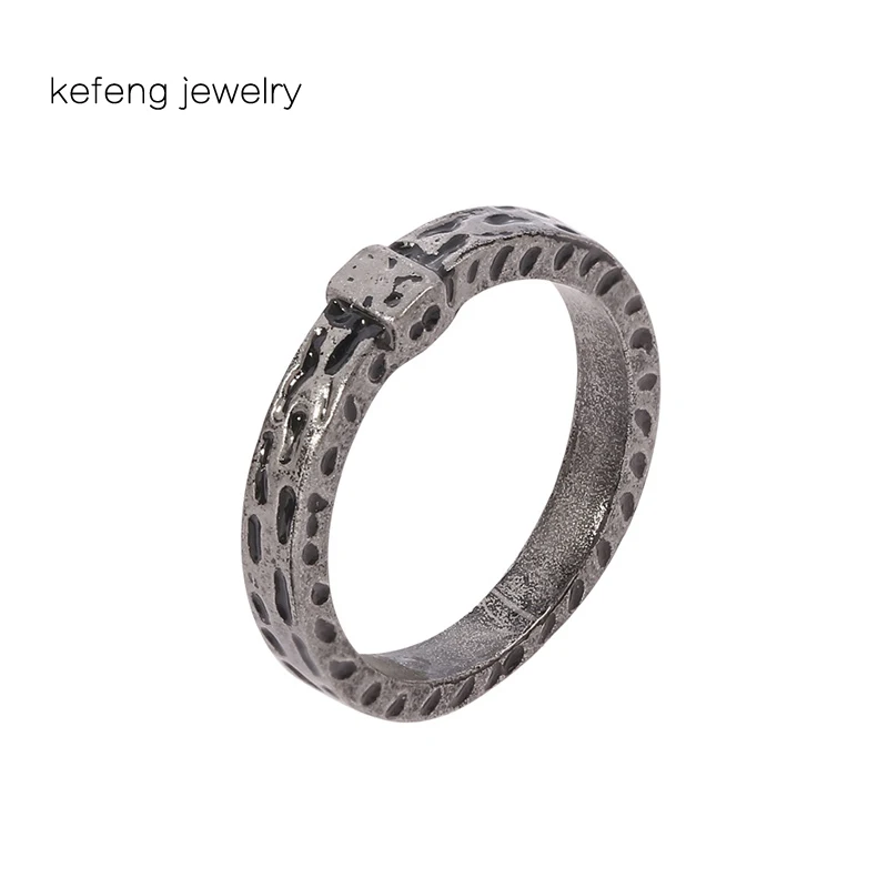 Vintage Temperament Jewelry A Rings Outlander Themed Charm Rings Handmade Retro Wristhand Chain For Women Men Fans Gift