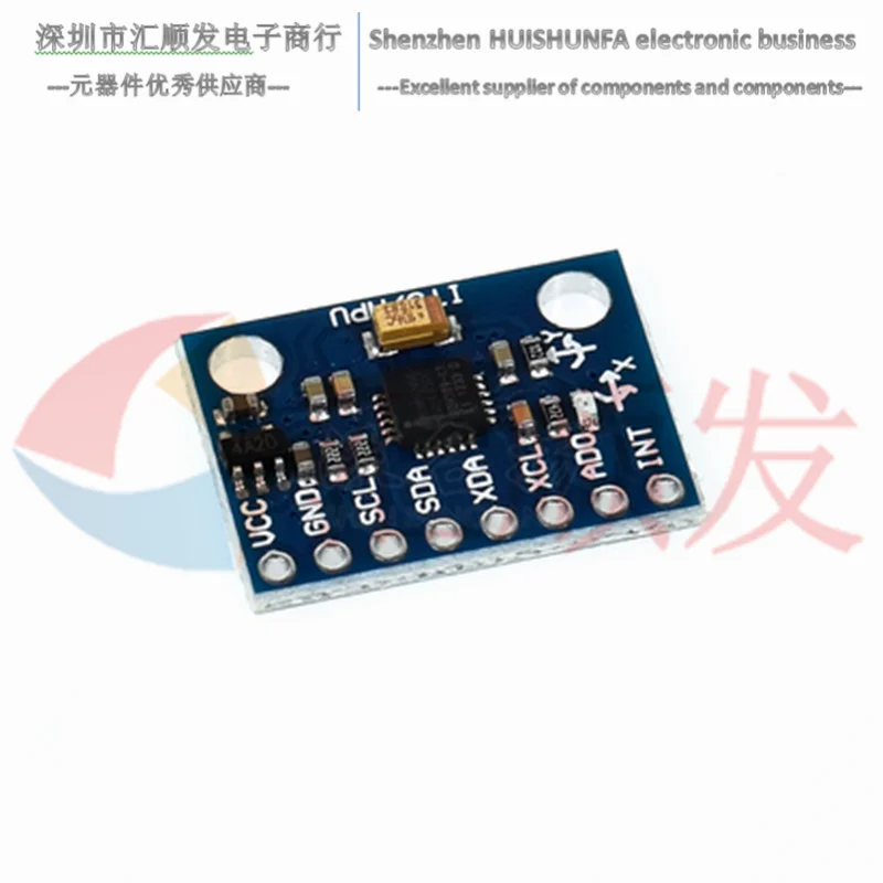 MPU-6050 module three-axis acceleration gyroscope 6DOF GY-521 code schematic diagram gold plate