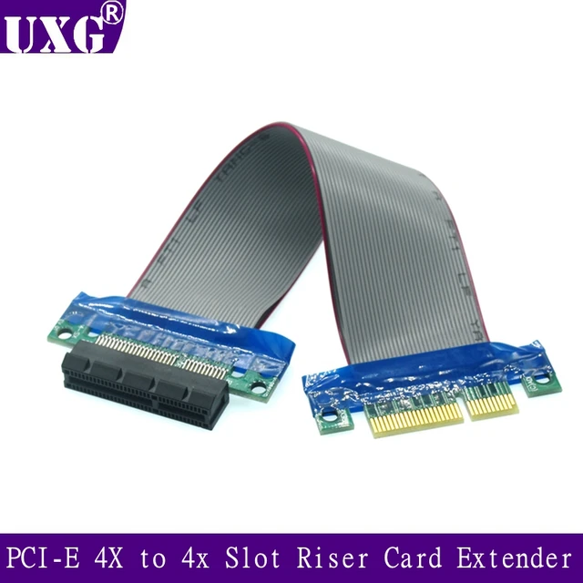 Nowy kabel PCI Express Flex Relocate PCI-E 4X do 4x Slot Riser Card Extender Extension Ribbon dla Bitcoin Miner