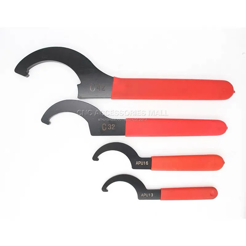 CNC ER 너트 렌치 C32 C42 C 타입 밀링 공구 홀더 렌치 APU13 APU16
