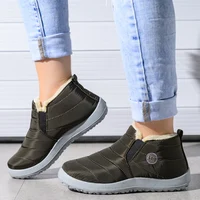 Winter Boots Women Waterproof Snow Women Shoes Flat Casual Winter Shoes Ankle Boots for Women plus Size Couple shoes Non-Slip - Image 3