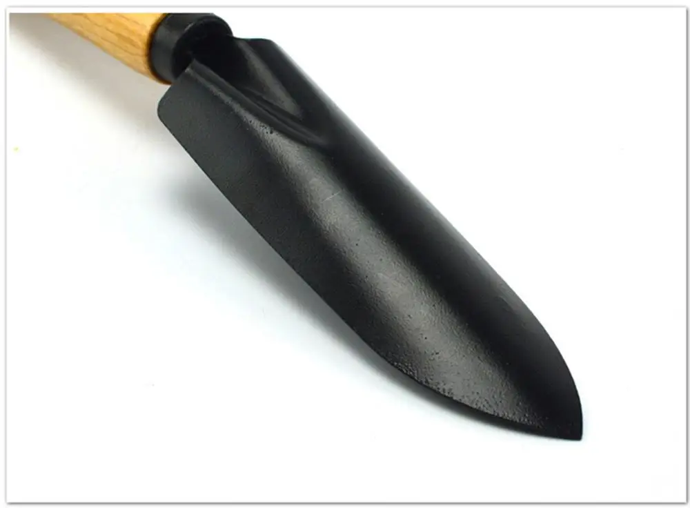 New Arrival Carbon Steel Garden Shovel Flower Planting Shovel Garden Wooden  Handle Gardening Hand Tools Tao Hua Yuan Tools