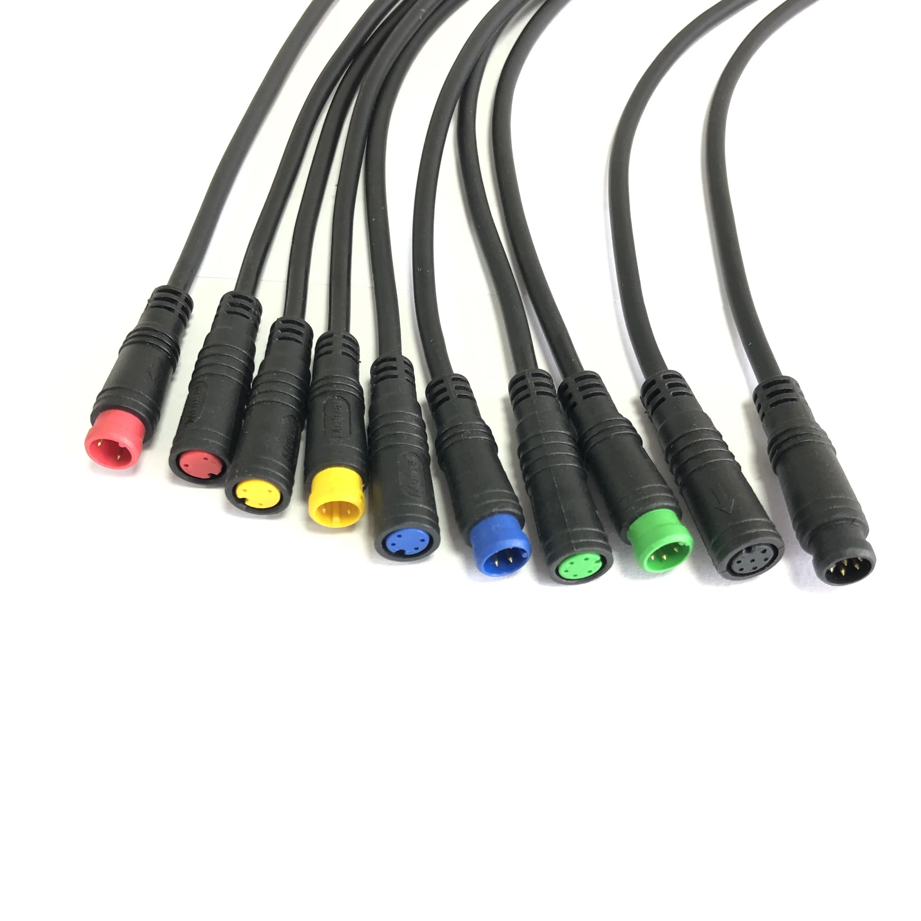 Signal Connector Higo Julet Mutual YLS BMing From 2Pin/3pin/4pin/5pin/6pin Waterproof Cable for Ebike Display PAS and Controller