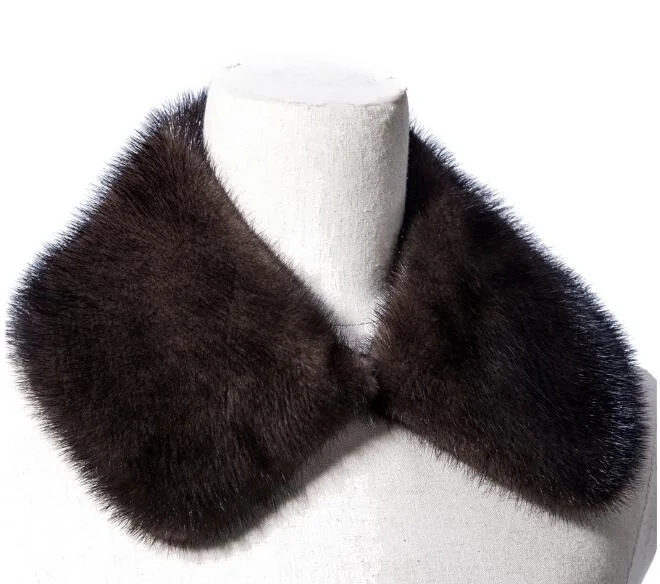 

zero fish Genuine mink fur collar scarf man garment accessory natural marten fur jacket collar man coat collar scarf