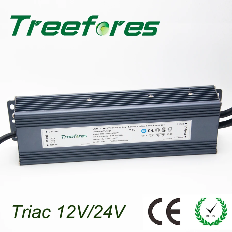 Triac-fuente de alimentación, regulador de transformador de iluminación, 8W, 15W, 25W, 50W, 75W, 80W, 100W, 120W, 150W, 200W, 300W, 360W,