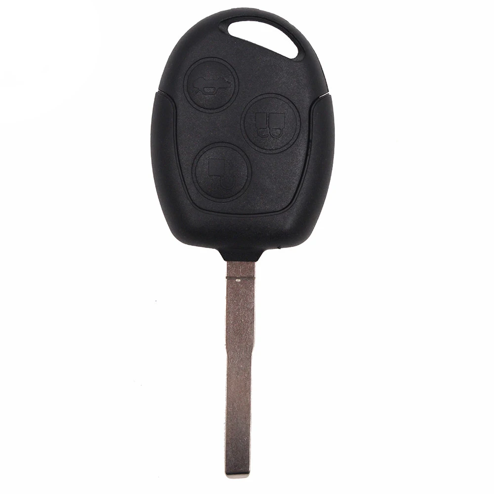 Keyecu KR55WK47899 3 Buttons 433MHz 4D60/4D63 Remote Key Fob for Ford Mondeo Focus 2005 2006 2007 - Uncut HU101 Blade