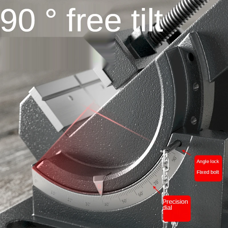 3 Inch 4 Inch Tilting Guide Rod Angle Flat-Nose Pliers Tilt Drill Press Bench Vise Bench Drill Fixture Bench Vise