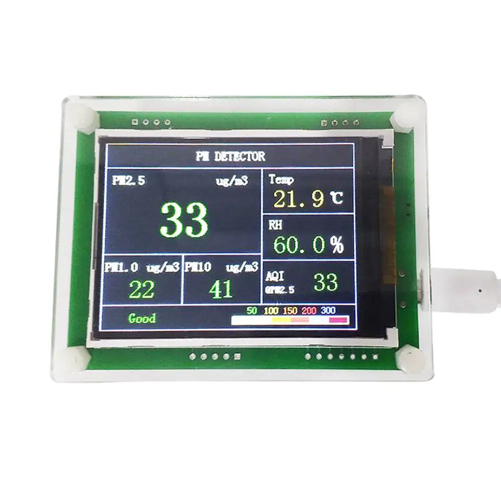 Imagem -05 - Medidor e Detector de Qualidade do ar 2.8 Alta Frequência Digital Carro Aqi Monitor de Gás Excelente Desempenho pm 2.5