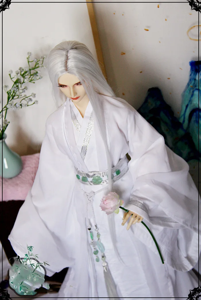 Roupas bjd escala 1/3, fantasia antiga, vestido de fada hanfu para bjd/sd sd13 sd17 ssdf id72, acessórios de boneca tio forte c0222