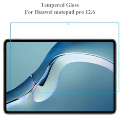 Tempered Glass for Huawei Matepad Pro 12.6 2021 Tablet Screen Protector Model WGR-W09 WGR-W19 WGR-AN19 0.3MM 9H Protective Film