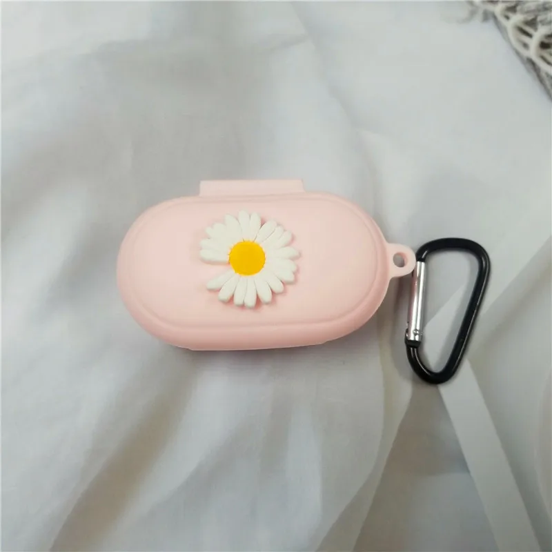 DIY かわいいシリコン高品質ケースサムスンギャラクシー芽プラスアクセサリー Bluetooth イヤホンケースカバーとフック