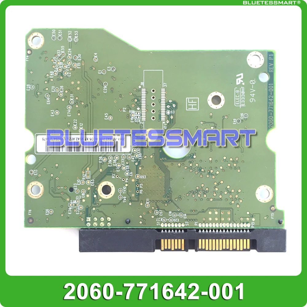 HDD PCB logic board 2060-771642-001 REV P1 for WD 3.5 SATA hard drive WITHOUT BIOS chip repair data recovery